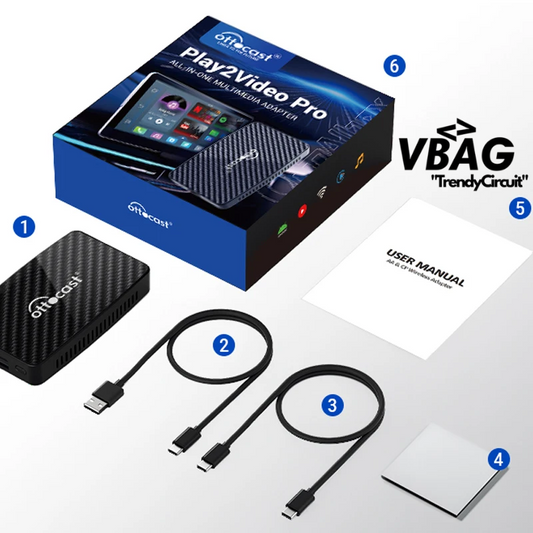 Transform Your Drive with the Android Ai Box Pro: Seamlessly Convert Wired Carplay to Wireless with Built-In Apps like YouTube, Netflix, Tiktok, and IPTV!